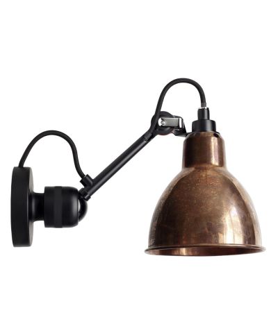 DCW - 304 Seinävalaisin Musta/Raaka Kupari Lampe Gras | Alk. 320,00 €
