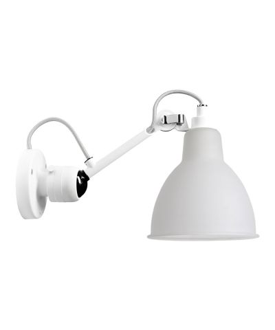 DCW - 304 Seinävalaisin Valkoinen/Lasi Lampe Gras | Alk. 329,00 €