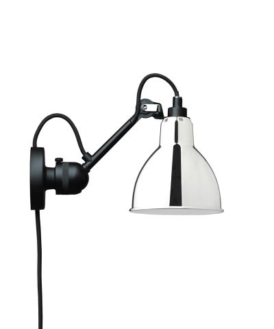 DCW - 304CA Seinävalaisin Kromi/Glossy Lampe Gras | Alk. 325,00 €