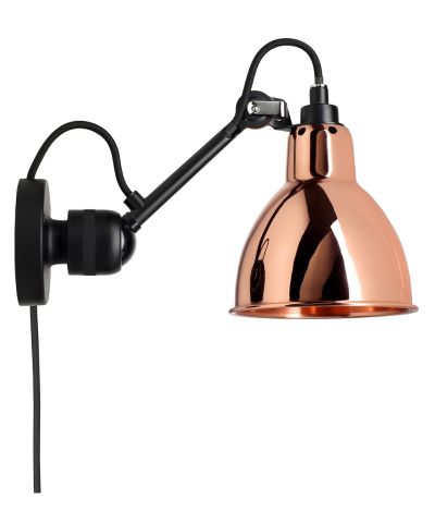 DCW - 304CA Seinävalaisin Musta/Kupari Lampe Gras | Alk. 325,00 €