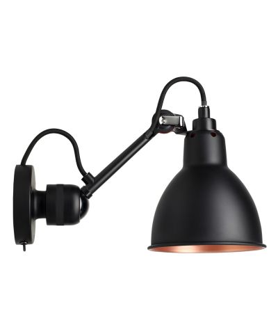 DCW - 304SW Seinävalaisin Musta/Musta/Kupari Lampe Gras | Alk. 325,00 €