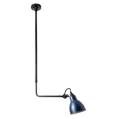 DCW - 313 Kattovalaisin Black/Blue Lampe Gras