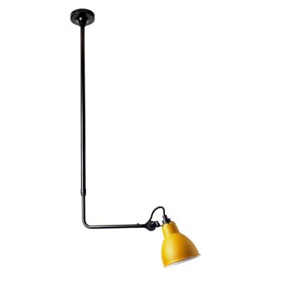 DCW - 313 Kattovalaisin Black/Yellow Lampe Gras