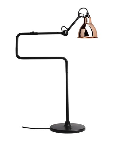 DCW - 317 Pöytävalaisin Musta/Kupari Lampe Gras