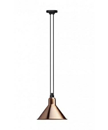 DCW - 322 L Riippuvalaisin Kartio Kupari/Valkoinen Lampe Gras | Alk. 444,00 €