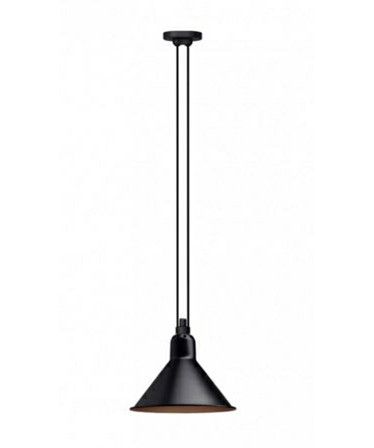 DCW - 322 L Riippuvalaisin Kartio Musta/Kupari Lampe Gras | Alk. 444,00 €
