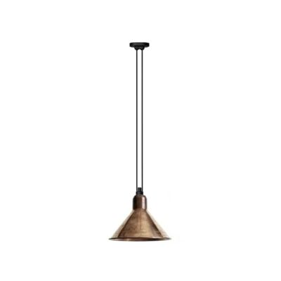 DCW - 322 L Riippuvalaisin Kartio Raaka Kupari Lampe Gras | Alk. 444,00 €
