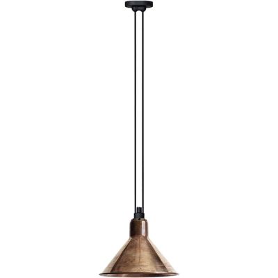 DCW - 322 L Riippuvalaisin Kartio Raaka Kupari/Valkoinen Lampe Gras | Alk. 444,00 €