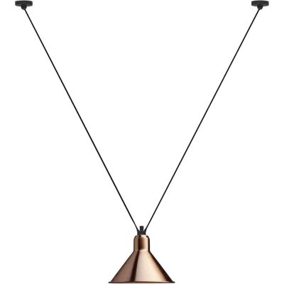 DCW - 323 L Riippuvalaisin Kartio Kupari/Valkoinen Lampe Gras | Alk. 472,00 €