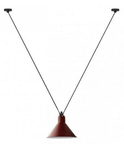 DCW - 323 L Riippuvalaisin Kartio Punainen Lampe Gras | Alk. 315,00 €