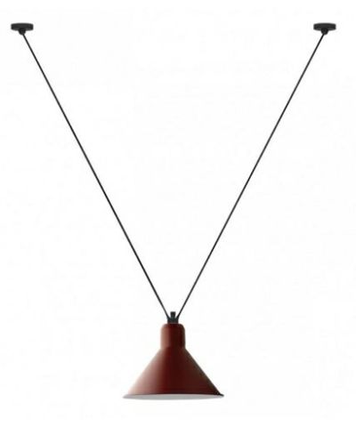 DCW - 323 XL Riippuvalaisin Kartio Punainen Lampe Gras | Alk. 439,00 €