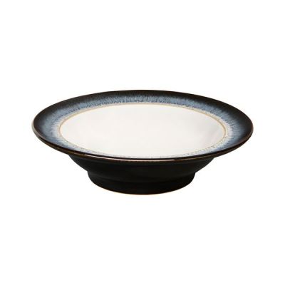 Denby - Halo Syvä lautanen 22,5 cm Harmaa/Musta | Alk. 29,99 €