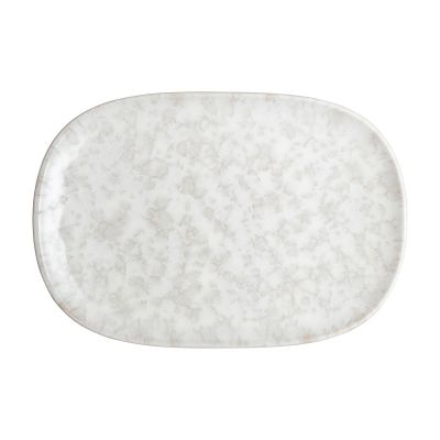 Denby Modus Marble -lautanen 17,5x26 cm Valkoinen | Alk. 37,00 €