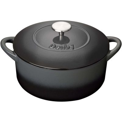 Denby Pyöreä Halo-valurautapata, 4 litraa | Alk. 250,00 €