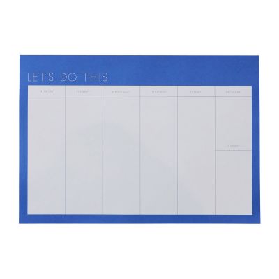 Design Letters Design Letters -viikkokalenteri Cobalt blue | Alk. 14,40 €