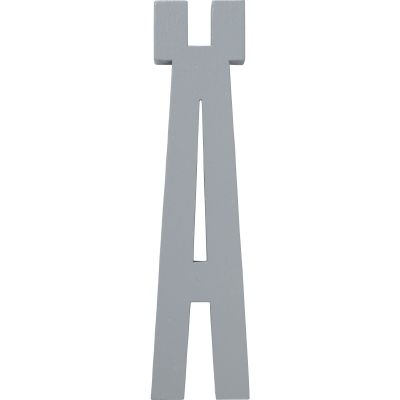 Design Letters Harmaat puukirjaimet, Ä (Æ) | Alk. 4,00 €