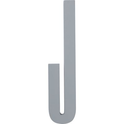 Design Letters Harmaat puukirjaimet, J | Alk. 4,00 €
