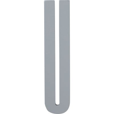 Design Letters Harmaat puukirjaimet, U | Alk. 5,00 €