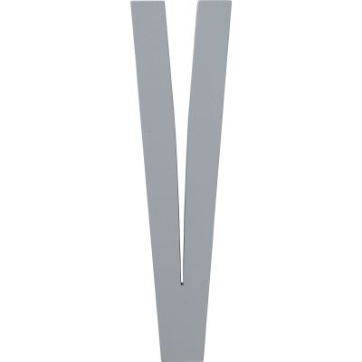 Design Letters Harmaat puukirjaimet, V | Alk. 4,00 €