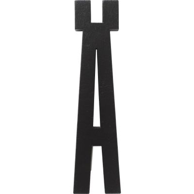 Design Letters Mustat puukirjaimet, Ä (Æ) | Alk. 4,50 €