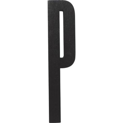 Design Letters Mustat puukirjaimet, P | Alk. 4,00 €