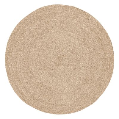 Dixie Ella matto Ø 125 cm Valkoinen-luonnonvärinen | Alk. 83,00 €