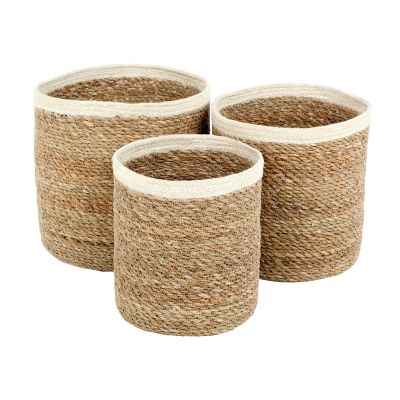 Dixie Emil säilytyskori, 3-pakkaus small Luonnonvärinen-valkoinen | Alk. 19,50 €