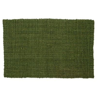 Dixie Jute ovimatto, dark green 60 x 90 cm