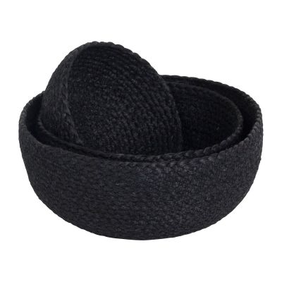 Dixie Punottu leipäkori, 3-pakkaus Musta | Alk. 35,00 €
