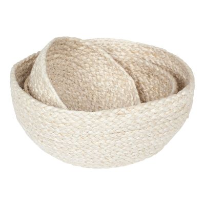 Dixie Punottu leipäkori, 3-pakkaus Valkoinen | Alk. 35,00 €