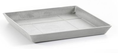 Ecopots Rotterdam aluslautanen 40 cm valkoharmaa