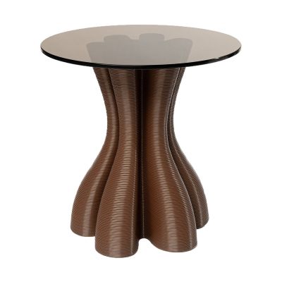 Ekbacken Studios Anemone sivupöytä Ø50 cm Chocolate | Alk. 1 349,90 €