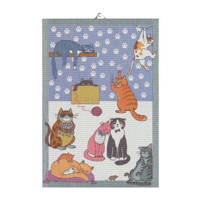 Ekelund Linneväveri Cats fun -keittiöpyyhe 35 x 50 cm | Alk. 15,90 €