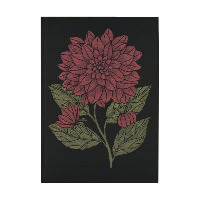 Ekelund Linneväveri Dahlia keittiöpyyhe 48x70 cm Punainen-musta-vihreä