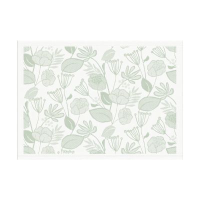 Ekelund Linneväveri Grönska pöytätabletti 35x48 cm Vihreä-valkoinen | Alk. 12,90 €