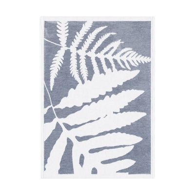 Ekelund Linneväveri Ormbunkar keittiöpyyhe 50x70 cm Sininen-valkoinen | Alk. 22,90 €
