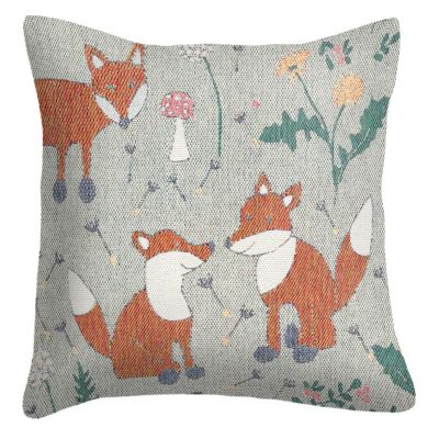 Ekelund Linneväveri Rävar tyynynpäällinen 40x40 cm Multi | Alk. 36,90 €