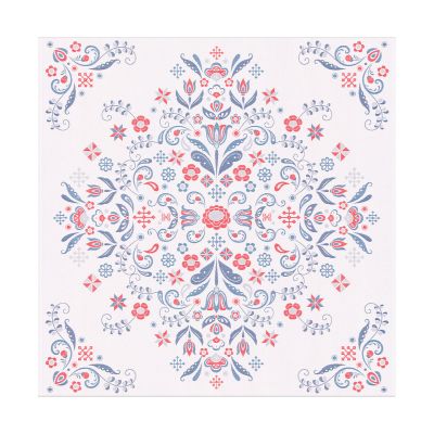 Ekelund Linneväveri Torplyckan pöytäliina 145x145 cm Multi | Alk. 132,90 €