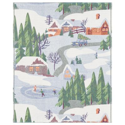 Ekelund Linneväveri Vinterliv viltti 140x170 cm Multi | Alk. 119,70 €