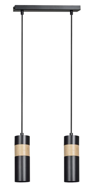 Emibig Akari riippuvalaisin 2-osainen musta/luonnonväri | Alk. 99,00 €