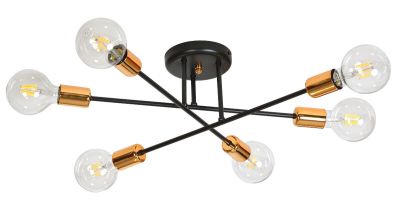 Emibig Figure kattovalaisin musta/kupari | Alk. 117,90 €