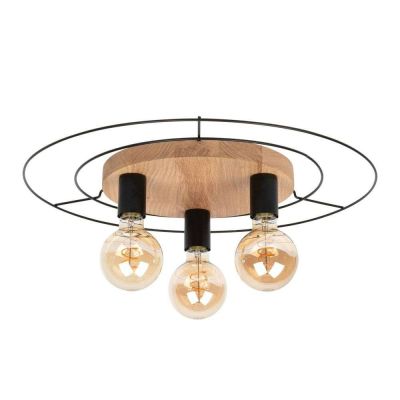Envostar - Bridge Round Kattovalaisin Black/Wood | Alk. 105,00 €