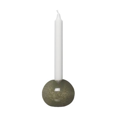 ERNST Ernst kynttilänjalka lasia Ø9 cm Vihreä | Alk. 15,00 €