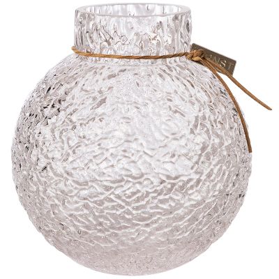 Ernst Pyöreä lasimaljakko, jossa kuvioitu rakenne, 14 cm | Alk. 15,00 €