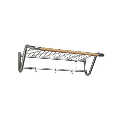 Essem Design Funk hattuhylly Ruostumaton teräs, öljytty pyöreä tammitanko | Alk. 690,09 €