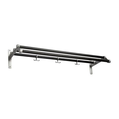 Essem Design Nostalgi 291 -hattuhylly 100 cm Mustaksi petsattu tammi-alumiini | Alk. 260,00 €