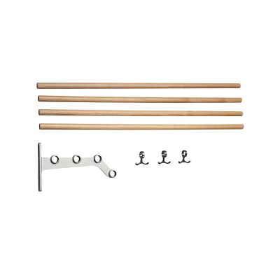 Essem Design Nostalgi 291 jatkettava hattuhylly Tammi, alumiinirunko | Alk. 174,00 €