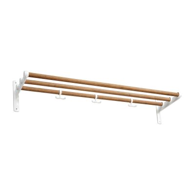 Essem Design Nostalgi hattuhylly, kenkähylly Bambu-valkoinen | Alk. 143,00 €