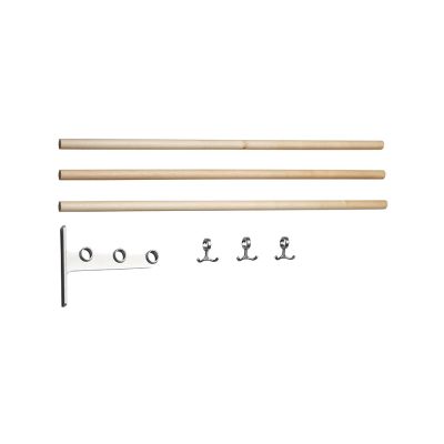 Essem Design Nostalgi jatkettava kenkä- tai hattuhylly Koivu, alumiinirunko | Alk. 132,00 €
