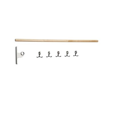Essem Design Nostalgi jatkettava naulakko Koivu, alumiinirunko | Alk. 150,09 €